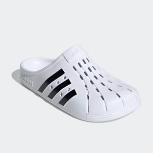 ADIDAS Adilette Clog Slip-On Unisex White NWOB FY8970 Casual Slipper